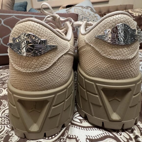 Air Jordan 1 Brooklyn Low Platform Desert Camo Rattan Boots - Women's Size 12 - Picture 10 of 16